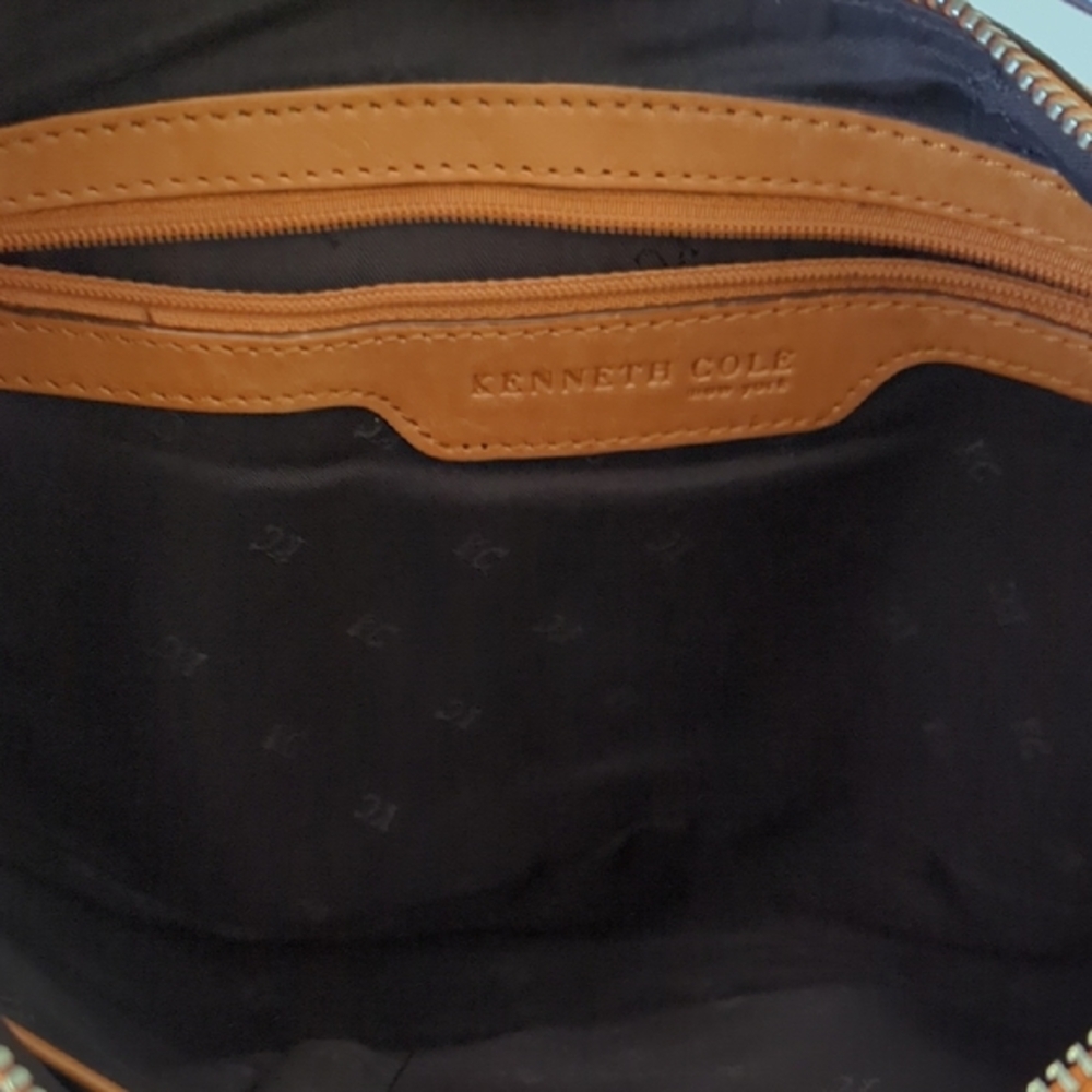 Y2K KENNETH COLE Tan Leather Hobo Purse - Picture 5 of 5